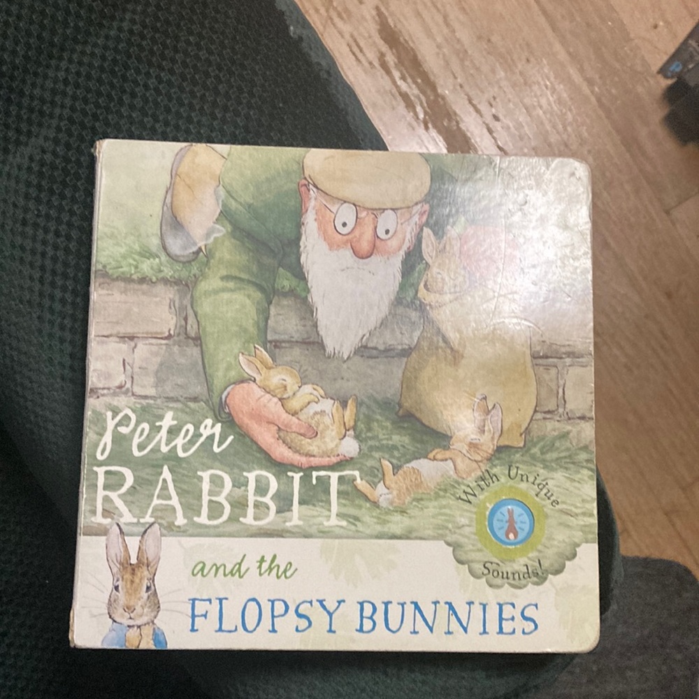 “Peter rabbit and the Flopsy bunnies “ kids sound board book